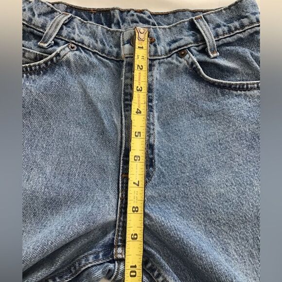 Levi’s Jeans 550 Orange Tab Vintage Mom High Waist Straight Leg Size 27 X 28 - Picture 11 of 14